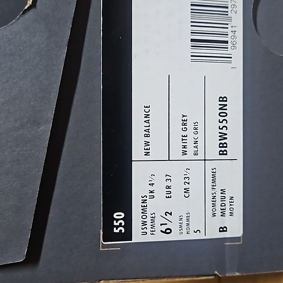 New Balance 550 Sea Salt White Grey Womens Shoe Sneaker BBW550NB - Picture 11 of 11